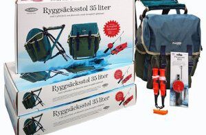 Ryggsäckstol m pimpelset & isdubb