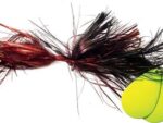 Giant tinsel gäddspinner 80g yellow/black/red