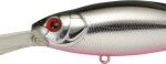 DEEP SHAD metallic  silver / black pink belly