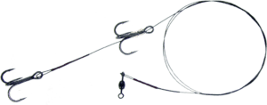 Owner Pike Rig Twin Treble ST36 Strl 4, 20lb, 2-pack